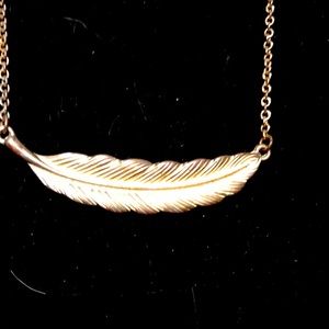 Feather necklace